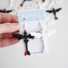 Load image into Gallery viewer, Toothless & Light Fury 2.0 Earrings