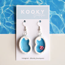Load image into Gallery viewer, Swimming Pool Earrings
