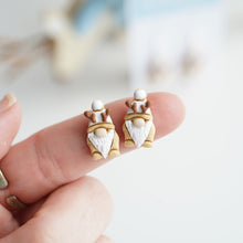 Load image into Gallery viewer, Reindeer Gnome Earrings