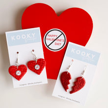 Load image into Gallery viewer, Broken Heart Earrings