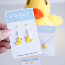 Load image into Gallery viewer, Duck Earrings & Necklace