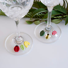 Load image into Gallery viewer, Wine Glass Charms - Into the Garden