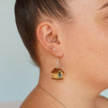 Load image into Gallery viewer, Bird House Earrings