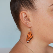 Load image into Gallery viewer, Monarch Butterfly Earrings