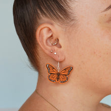 Load image into Gallery viewer, Monarch Butterfly Earrings