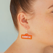 Load image into Gallery viewer, Carnival Sign Earrings