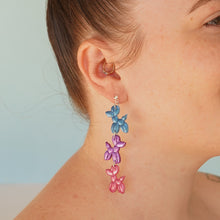 Load image into Gallery viewer, 3 Drop Balloon Dog Earrings