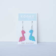 Load image into Gallery viewer, Dinosaur Earrings
