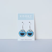 Load image into Gallery viewer, Cookie Monster Earrings