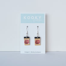 Load image into Gallery viewer, Pic’s Peanut Butter and Jelly Earrings