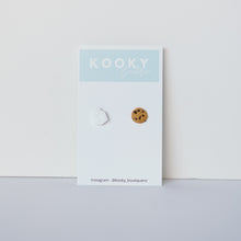 Load image into Gallery viewer, Milk and Cookie Earrings