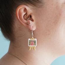 Load image into Gallery viewer, Painting Easel Earrings (Customisable)