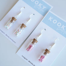 Load image into Gallery viewer, Candy Cane Bags and Jar Earrings