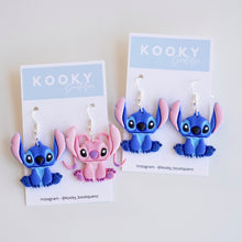 Load image into Gallery viewer, Stitch & Angel Earrings