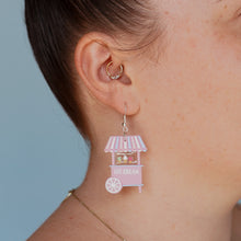 Load image into Gallery viewer, Ice Cream Cart Earrings