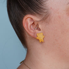 Load image into Gallery viewer, Tiny Teddy Earrings