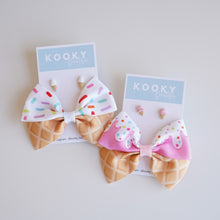 Load image into Gallery viewer, Limited Edition Ice Cream Stud/Hair Clip Pack