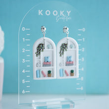 Load image into Gallery viewer, Bookshelf Arch Earrings