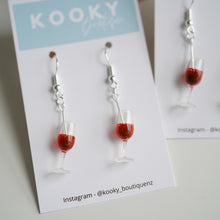 Load image into Gallery viewer, Wine Glass Earrings