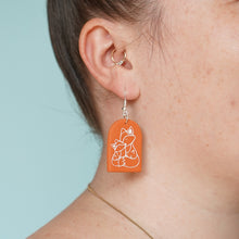 Load image into Gallery viewer, Mama & Me Fox Earrings