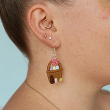 Load image into Gallery viewer, Easter Basket Earrings