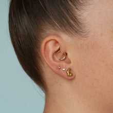 Load image into Gallery viewer, Gold Chocolate Bunny Earrings