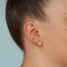Load image into Gallery viewer, Chocolate Hot Cross Bun Earrings