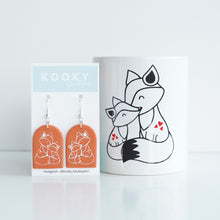 Load image into Gallery viewer, Mama & Me Fox Earrings