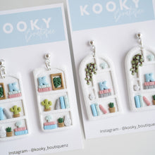 Load image into Gallery viewer, Bookshelf Arch Earrings