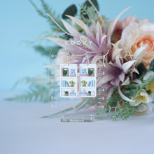 Load image into Gallery viewer, Bookshelf Rectangle Earrings