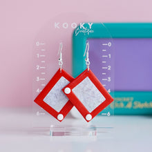 Load image into Gallery viewer, Etch-A-Sketch Earrings