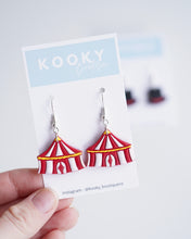 Load image into Gallery viewer, Circus Tent Earrings