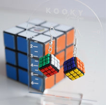 Load image into Gallery viewer, Rubix Cube Earrings