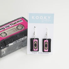 Load image into Gallery viewer, Cassette Tape Earrings