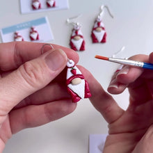 Load and play video in Gallery viewer, Strawberry Gnome Earrings