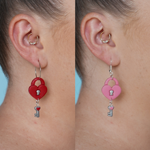Load image into Gallery viewer, Love Locket Earrings