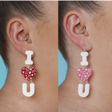 Load image into Gallery viewer, I Love You Earrings