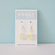 Load image into Gallery viewer, Lemonade Glass Earrings