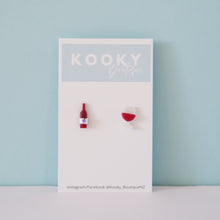 Load image into Gallery viewer, Wine Bottle Earrings