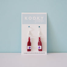 Load image into Gallery viewer, Wine Bottle Earrings