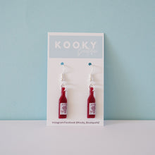 Load image into Gallery viewer, Wine Bottle Earrings