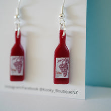 Load image into Gallery viewer, Wine Bottle Earrings