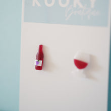Load image into Gallery viewer, Wine Bottle Earrings