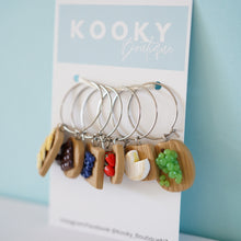 Load image into Gallery viewer, Wine Glass Charms - Picnic
