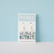 Load image into Gallery viewer, Embrace Yor Inner Plant Lady Book Earrings
