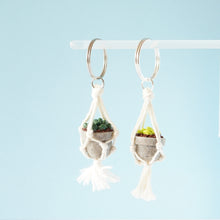 Load image into Gallery viewer, Hanging Plant Keyring - In Stock