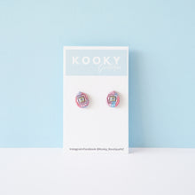 Load image into Gallery viewer, Tamagotchi Earrings - Limited Edition Pink/Purple/Blue