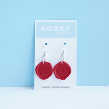 Load image into Gallery viewer, Wax Seal Earrings