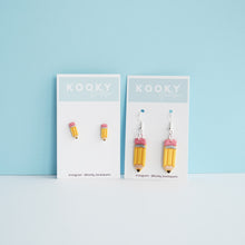Load image into Gallery viewer, Pencil Earrings