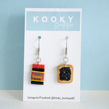 Load image into Gallery viewer, Marmite Jar/Toast Earrings